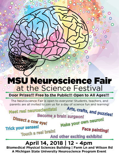 Neuroscience fair flyer